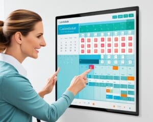 touchscreen kalender afbeelding