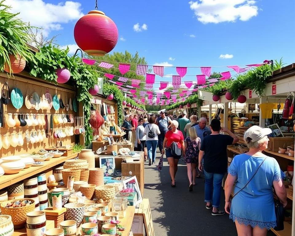 Bezoek een ambachtenfestival vol unieke handgemaakte producten