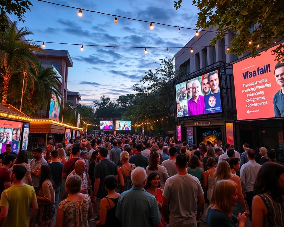 Bezoek een filmfestival vol baanbrekende producties