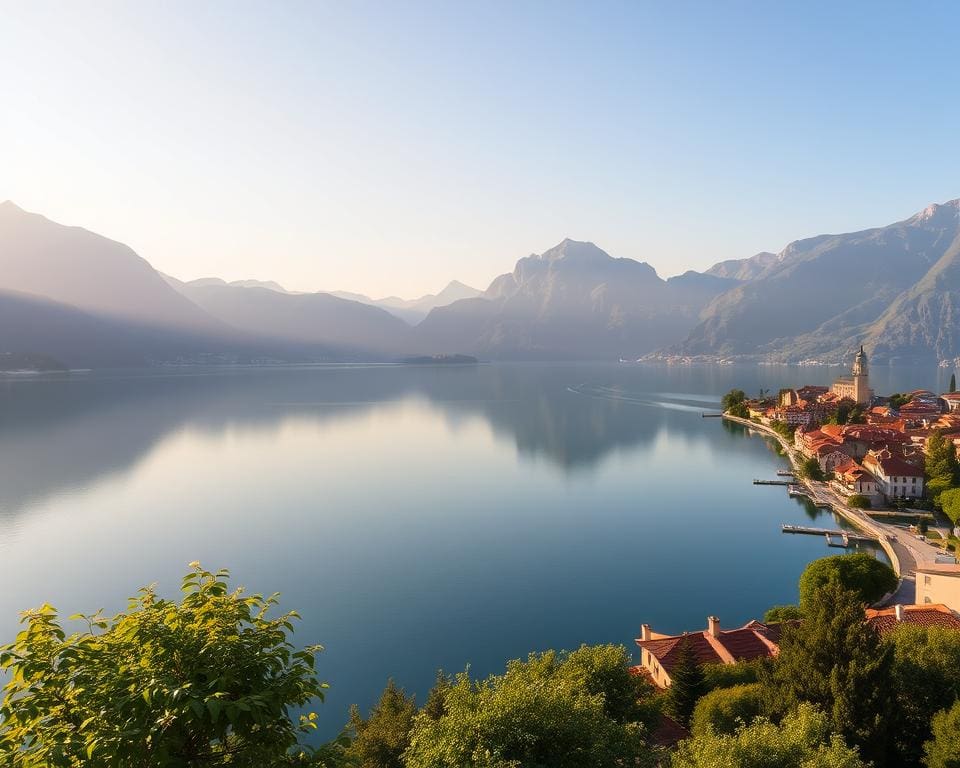 Geniet van de rust van het Gardameer, Italië