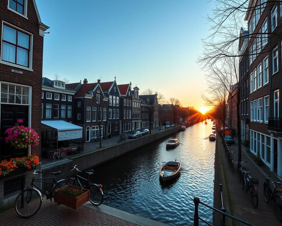 Laat je meevoeren door de grachten van Amsterdam, Nederland