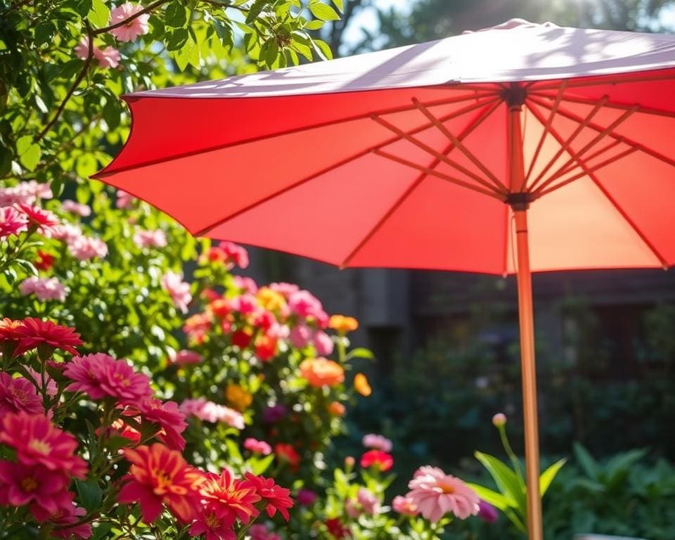 Parasol en Zonbescherming in de tuin