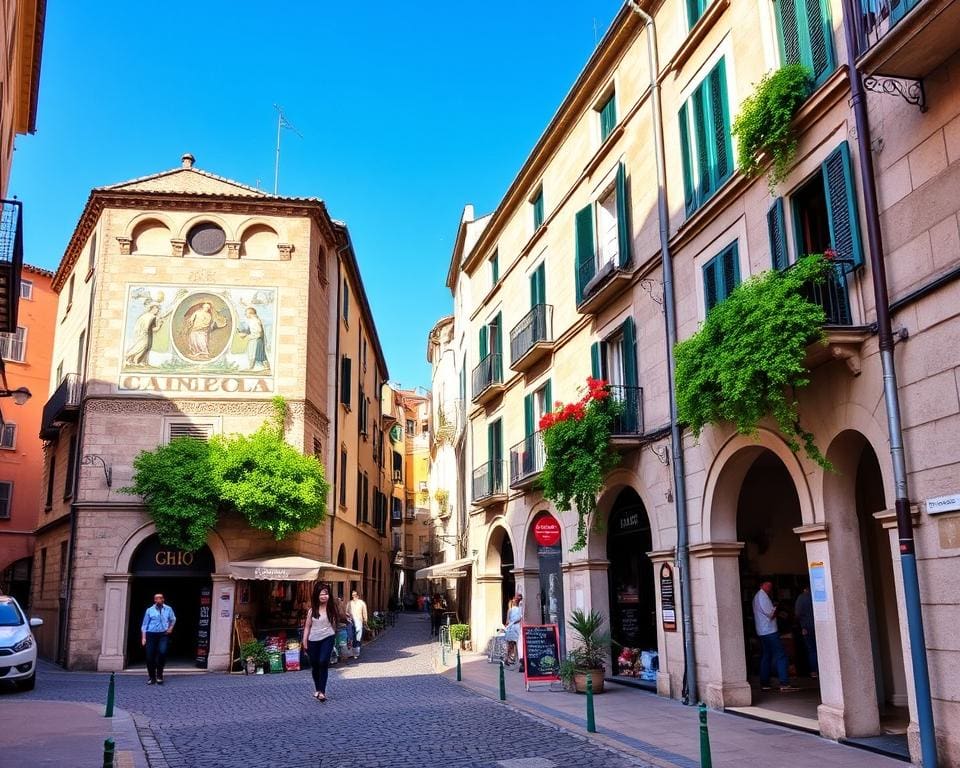 Verken de oude stad van Genua, Italië