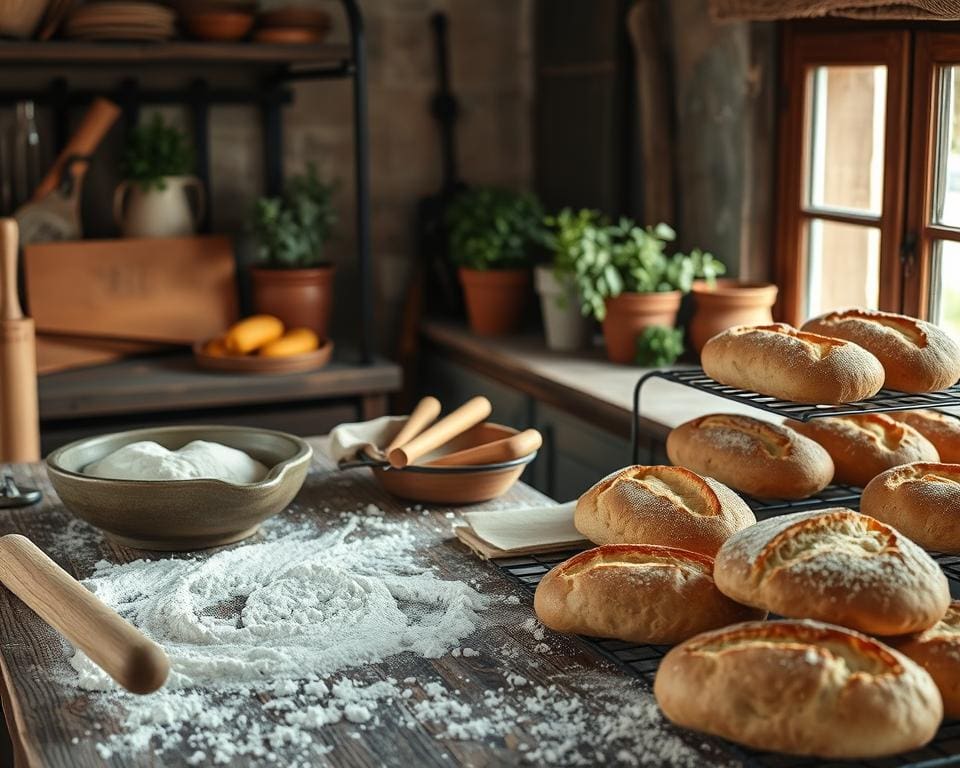 ambachtelijk brood maken