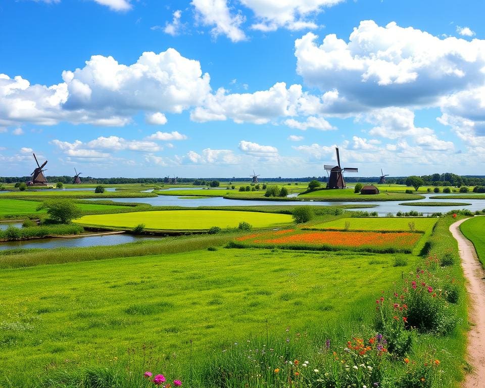 verschillende natuurreservaten in Nederland