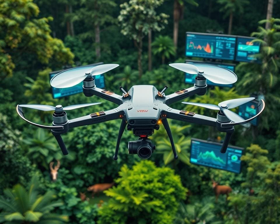 dronetechnologie voor natuurbehoud