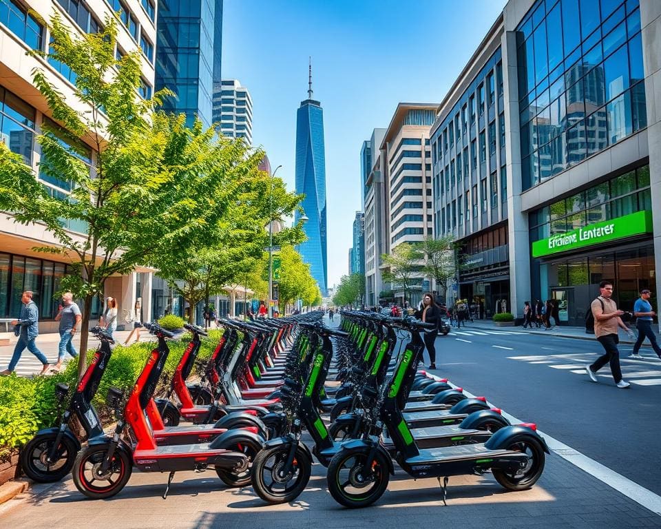 efficiënte elektrische scooters