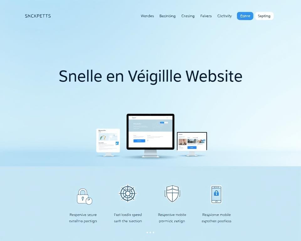 snelle en veilige website