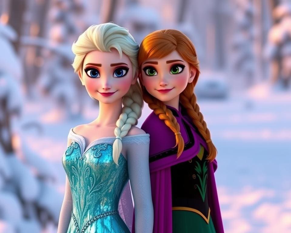 Elsa en Anna in Frozen 4