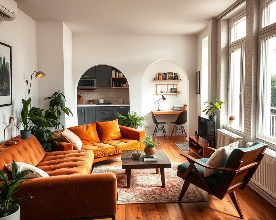 Hoe richt je een kleine woning met karakter in?