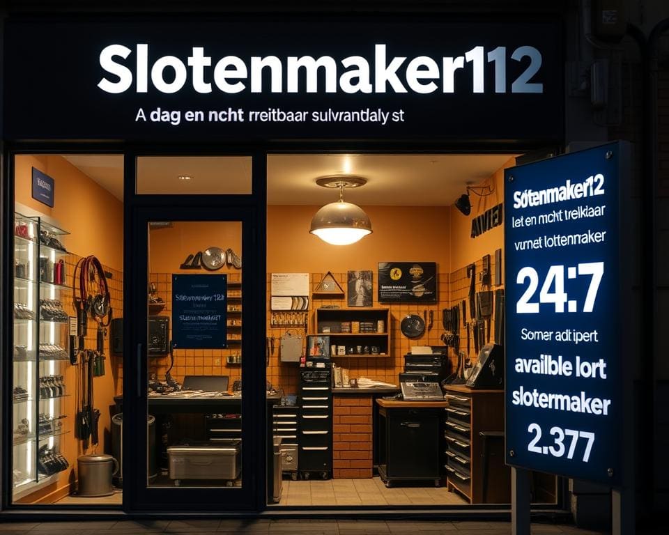Is Slotenmaker123 dag en nacht bereikbaar?