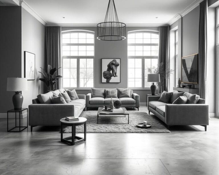 Wat zijn stijlvolle combinaties voor een monochroom interieur?