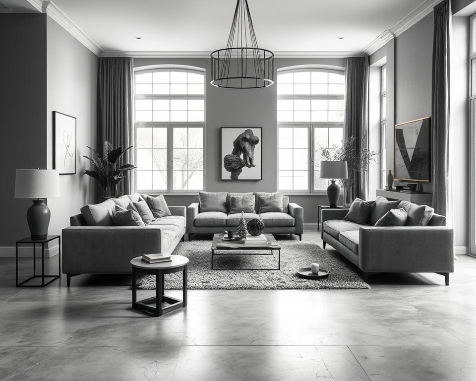 Wat zijn stijlvolle combinaties voor een monochroom interieur?