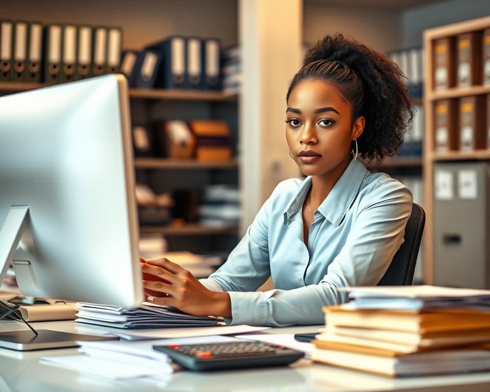Wat doet een financieel medewerker op een afdeling?