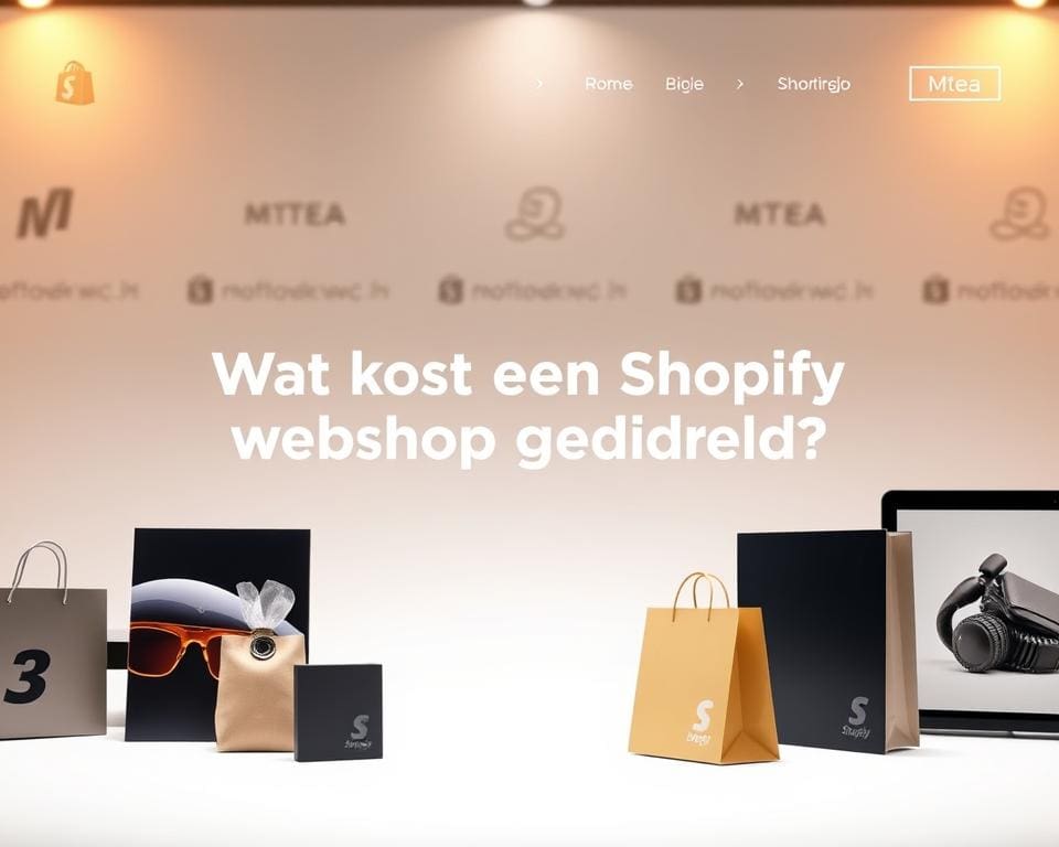 Wat kost een Shopify webshop bij Mtea gemiddeld?