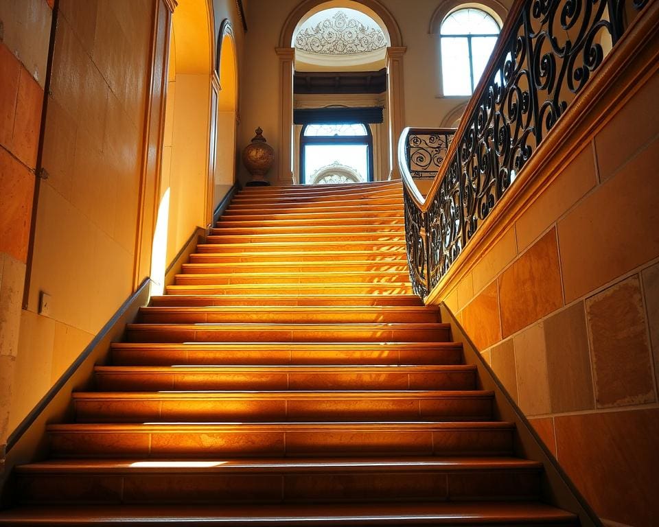 Wat vraagt renovatie van Italiaanse trappen en portieken?