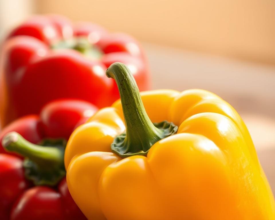 Welke paprika heeft de meeste vitamine C: rood of geel?