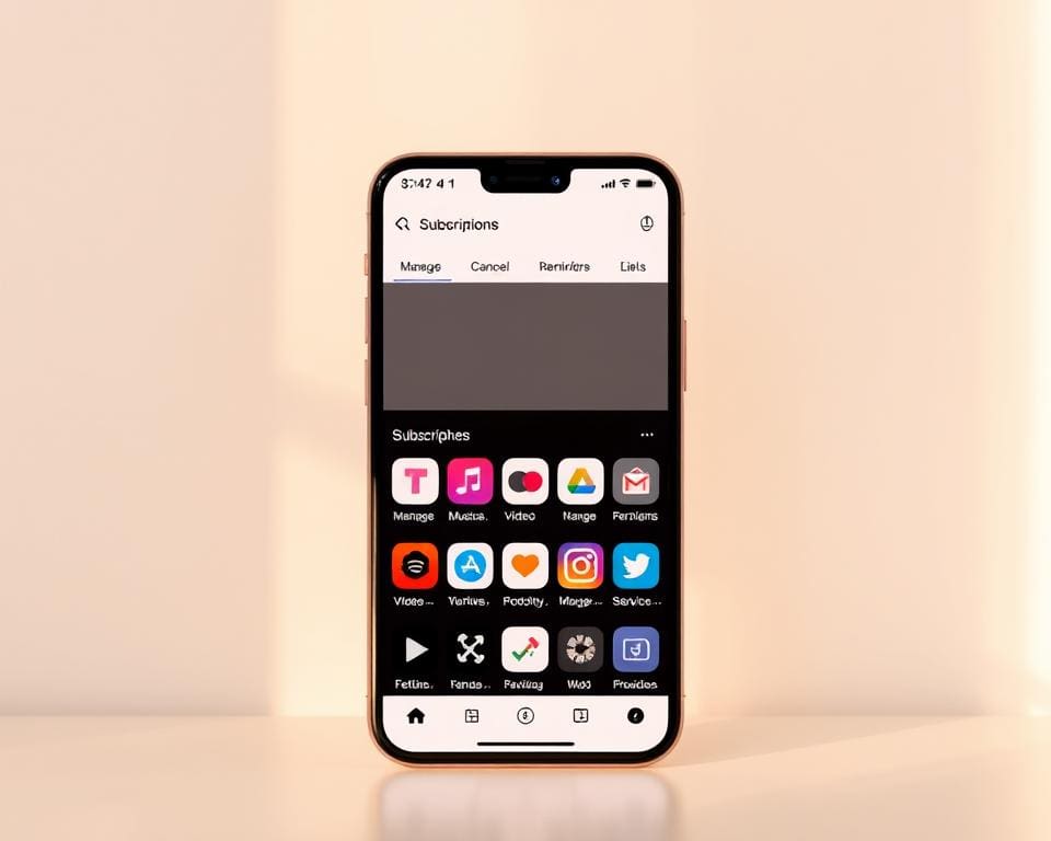 abonnementen beheer app