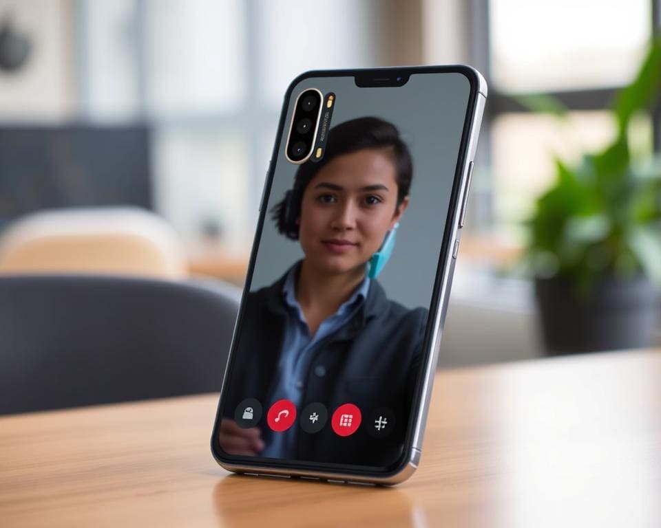 telefoon met hoge videobelkwaliteit