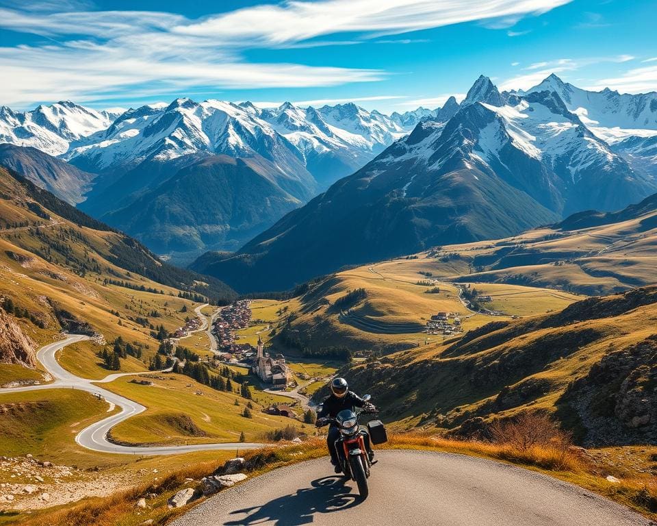 De mooiste motorroutes in de Alpen