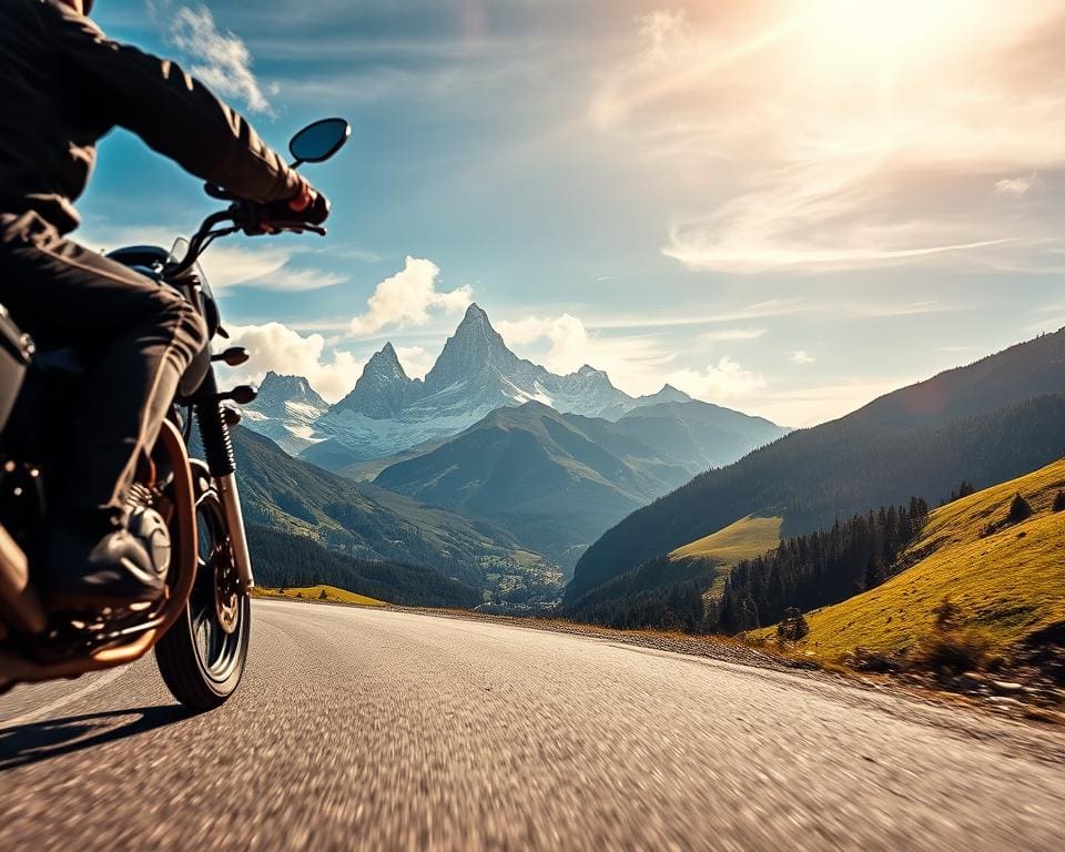 Hoe reis je met een motor door de Alpen?