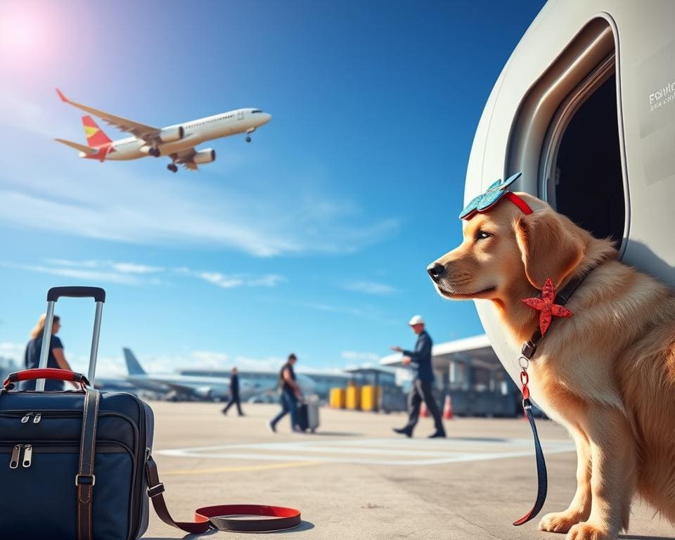Hoe vlieg je met een hond naar het buitenland?