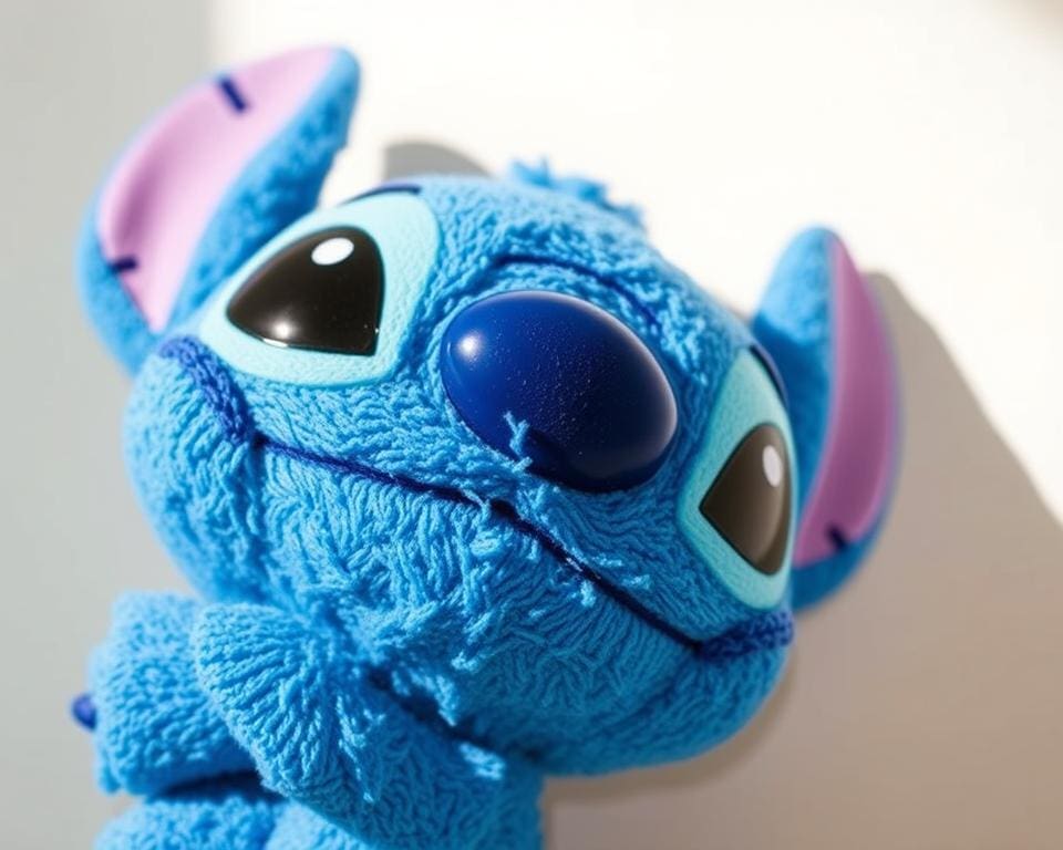 Hoe voelt de Disney Stitch sponge op je huid?