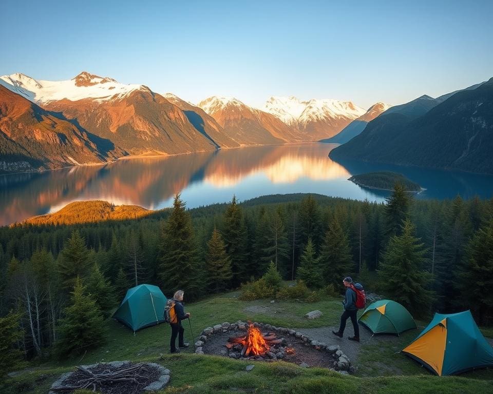 mooiste campingplekken Noorwegen