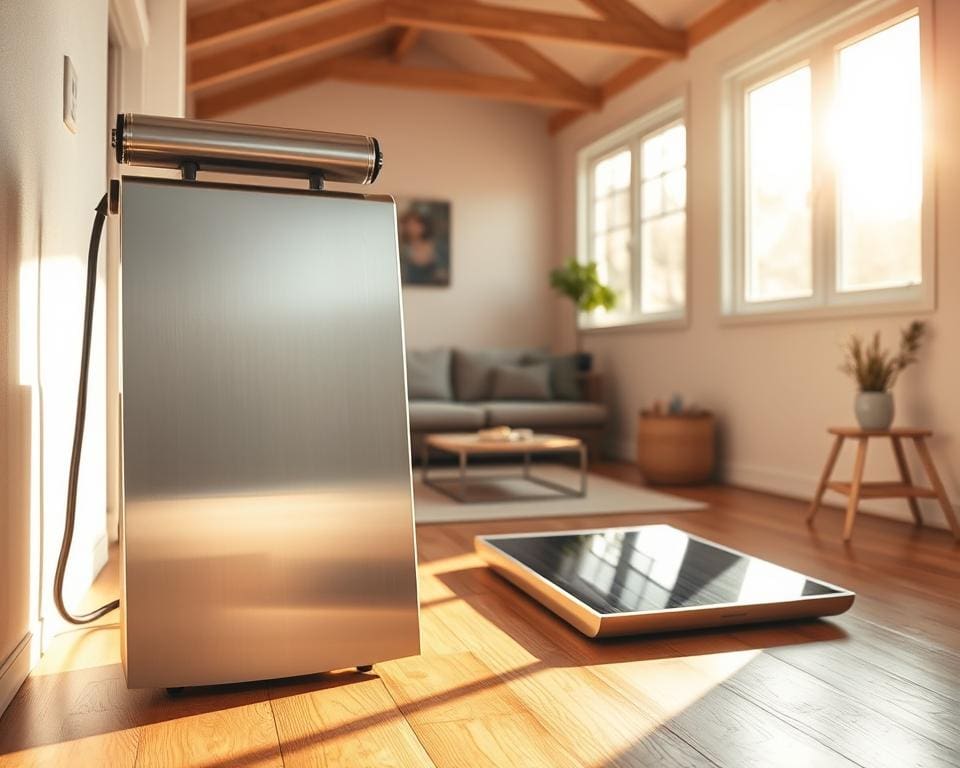 Hoe werkt een zonneboiler in een klein huis?