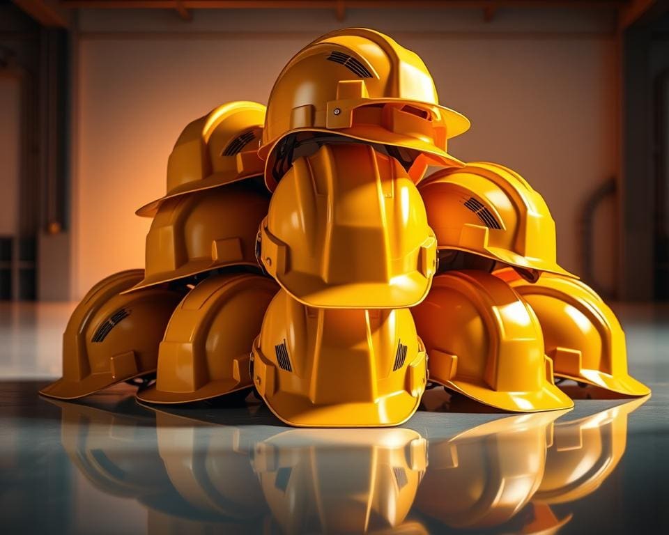 Veiligheidshelmen voor de bouwsector