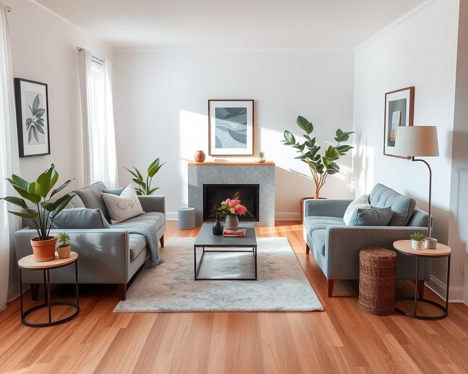 kleur harmonie in woonkamer