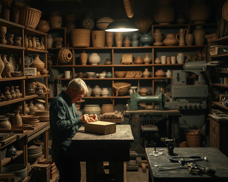 technieken in ambachtelijke producten