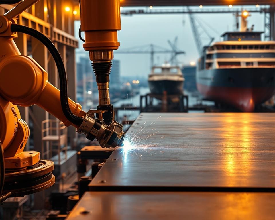 Hoe werkt geautomatiseerd lassen in de scheepsbouw?