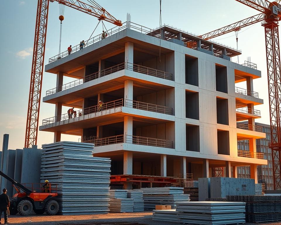 Hoe zorgen prefab betonelementen voor snellere bouwprocessen?