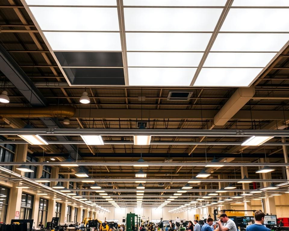 Smart lighting systemen in kantoren en fabrieken