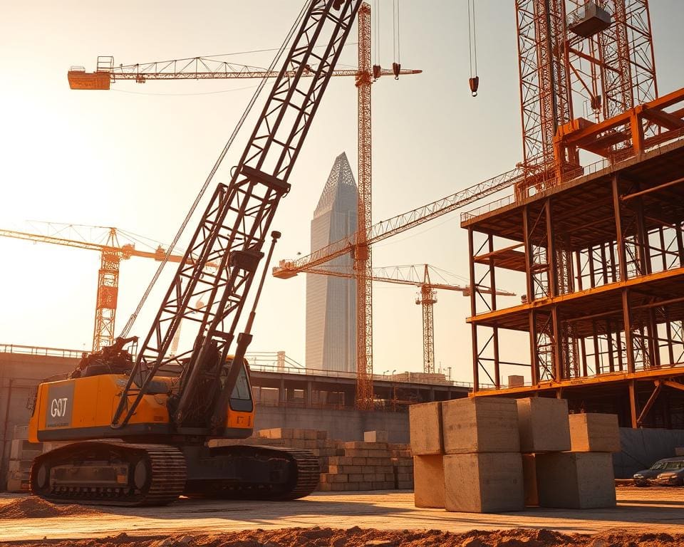Wat zijn de toepassingen van hydrauliek in de bouw?