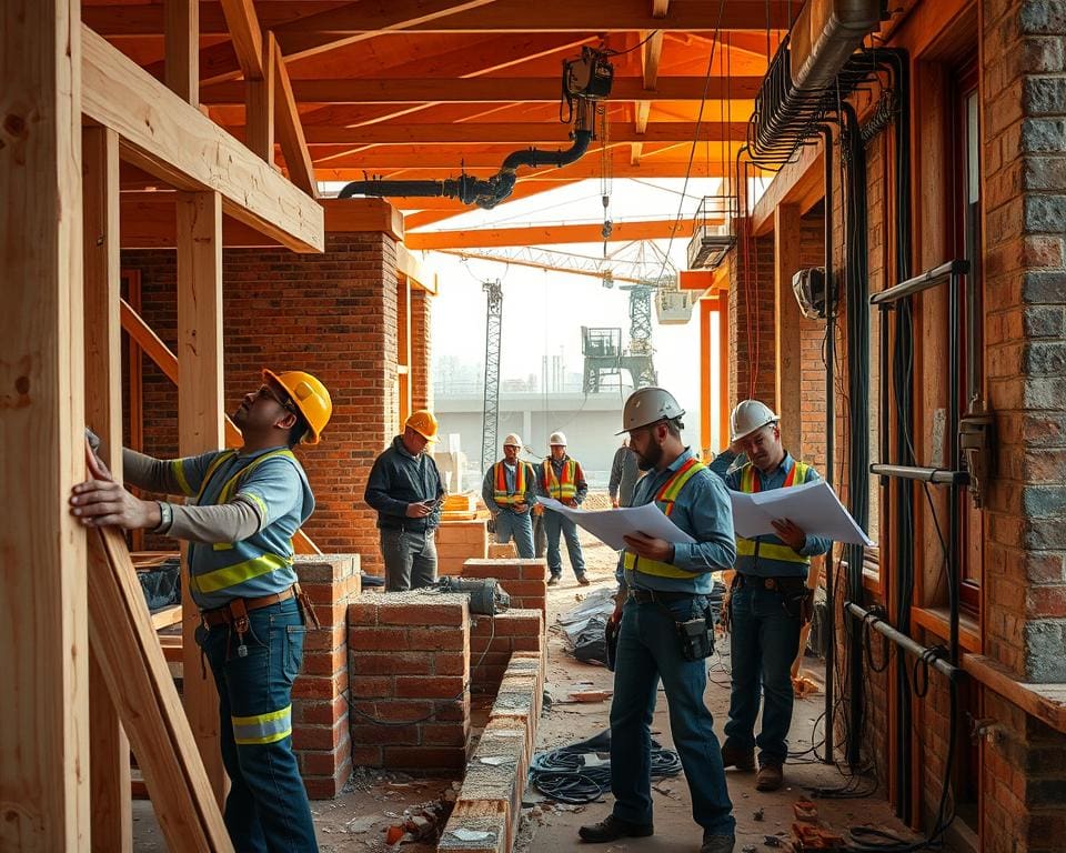 Welke beroepen zijn populair in de bouwsector?