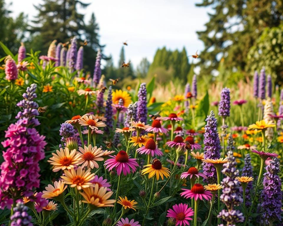 Welke planten trekken bijen en vlinders aan?
