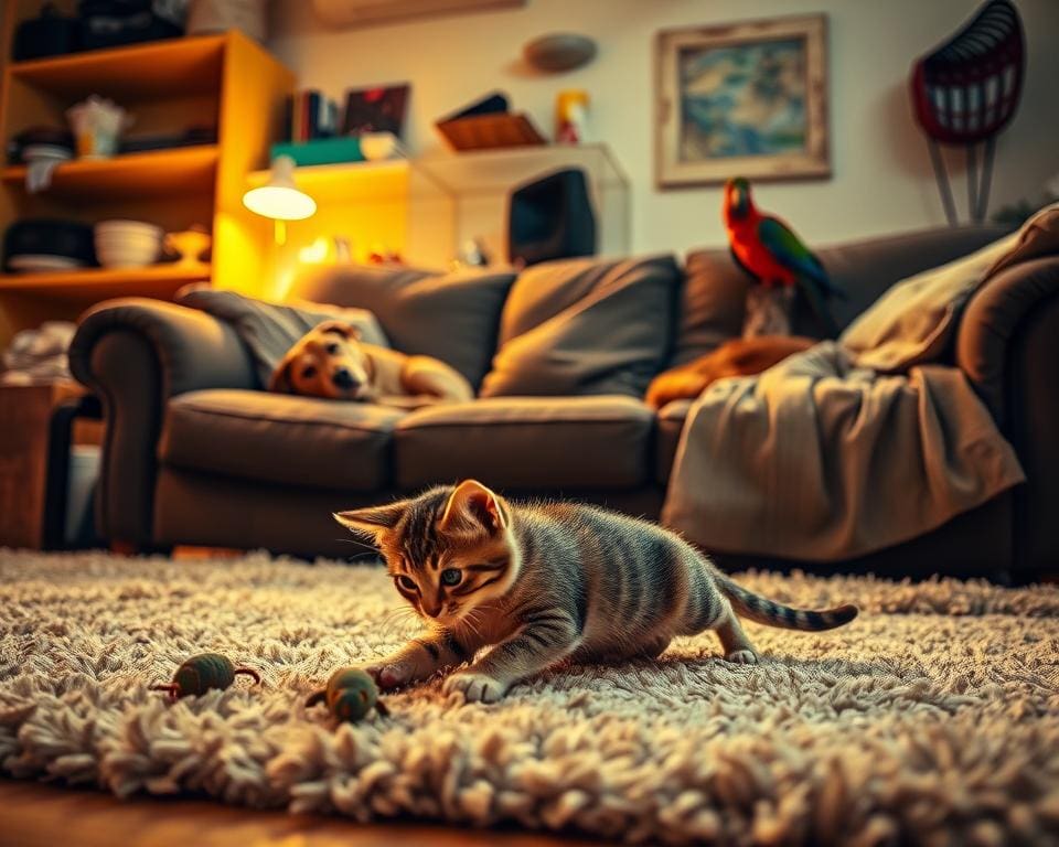 Hoe verzorg je een huis met meerdere huisdieren?