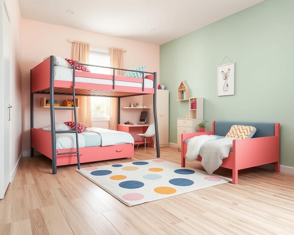 Hoe past een stapelbed in moderne kinderkamers?