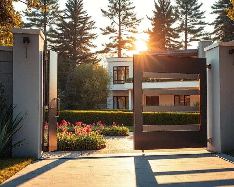 Waarom een moderne tuinpoort met motorisatie kiezen?