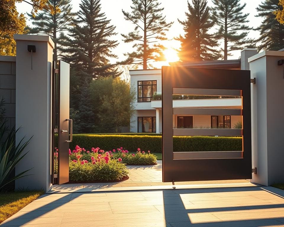 Waarom een moderne tuinpoort met motorisatie kiezen?