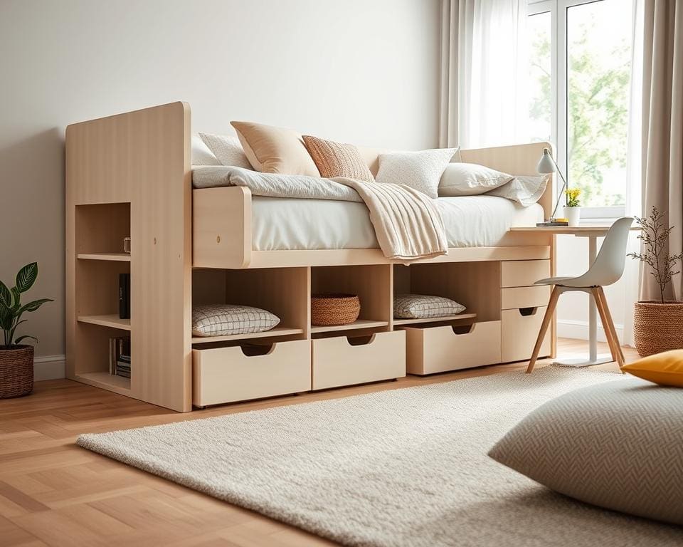 Waarom kiezen voor een halfhoogslaper met extra functies?