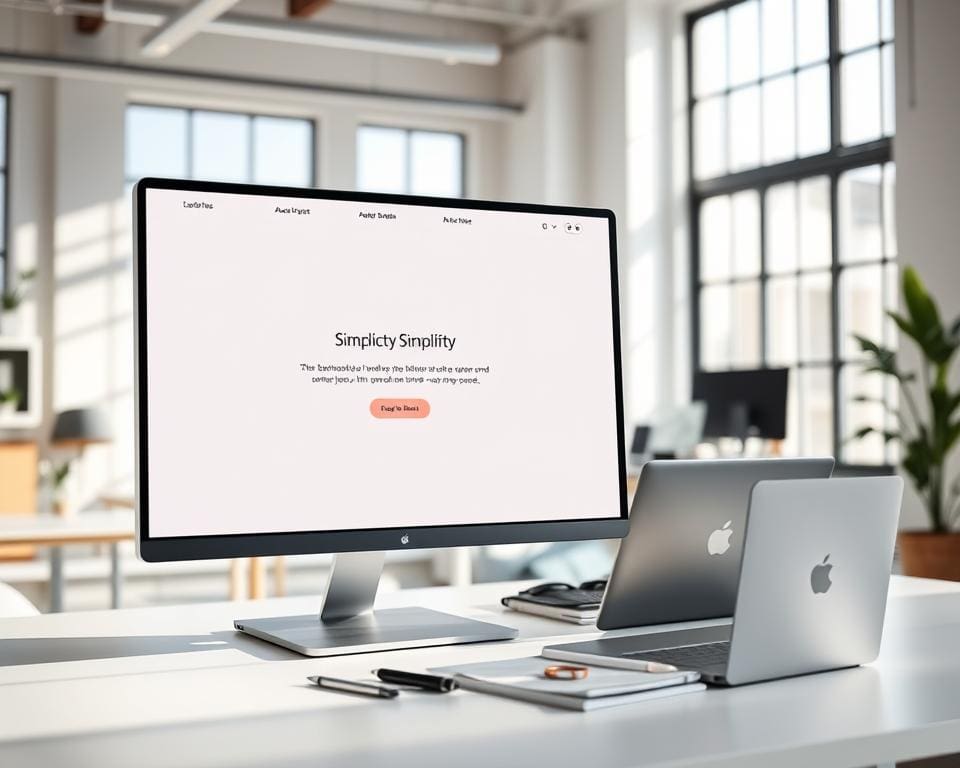 Waarom werkt eenvoud goed in webdesign?