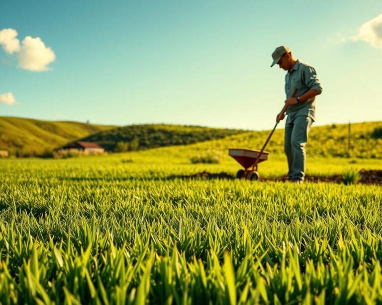 Wat helpt bij het aanleggen van een groen gazon?