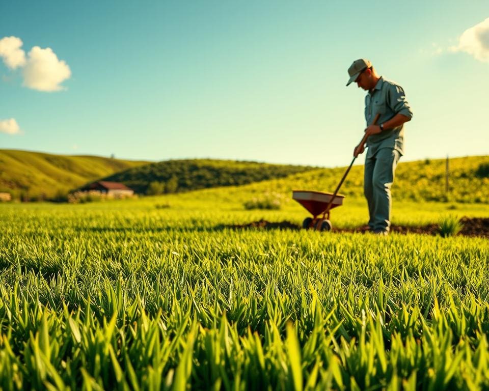 Wat helpt bij het aanleggen van een groen gazon?