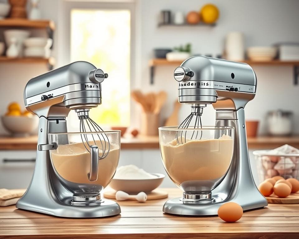 Welke mixer is geschikt voor taarten bakken?