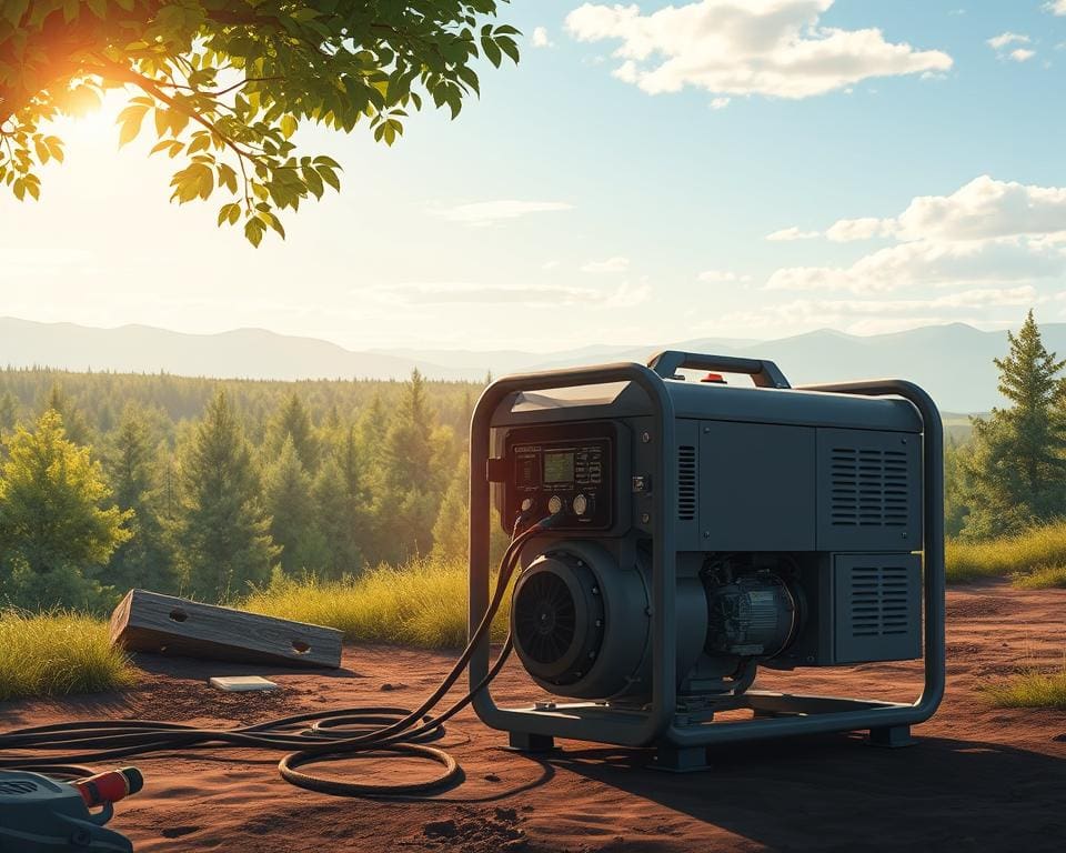 Hoe ondersteunen aggregaten werken zonder netstroom?