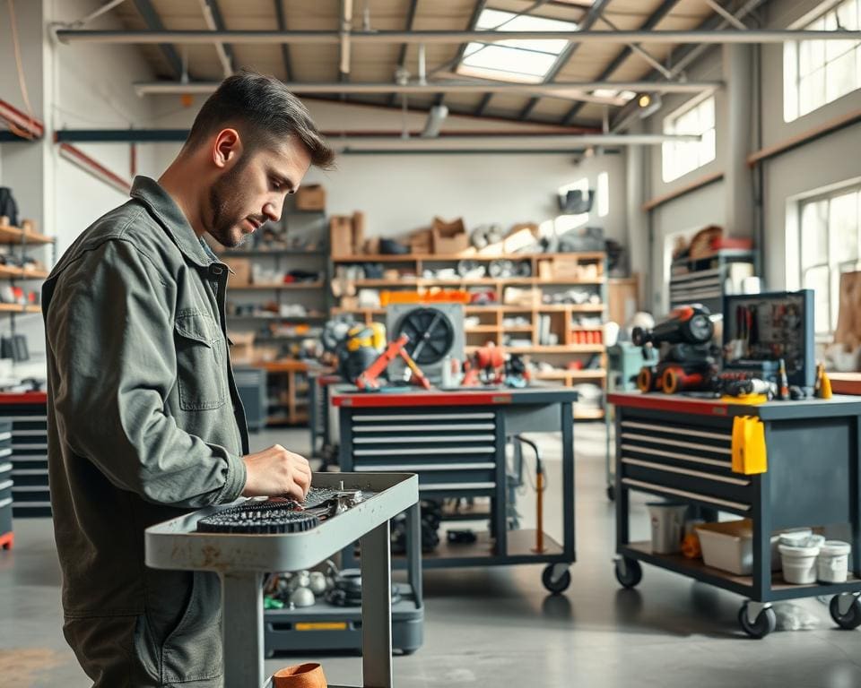 Hoe ondersteunen werkplaatswagens efficiënt onderhoud?