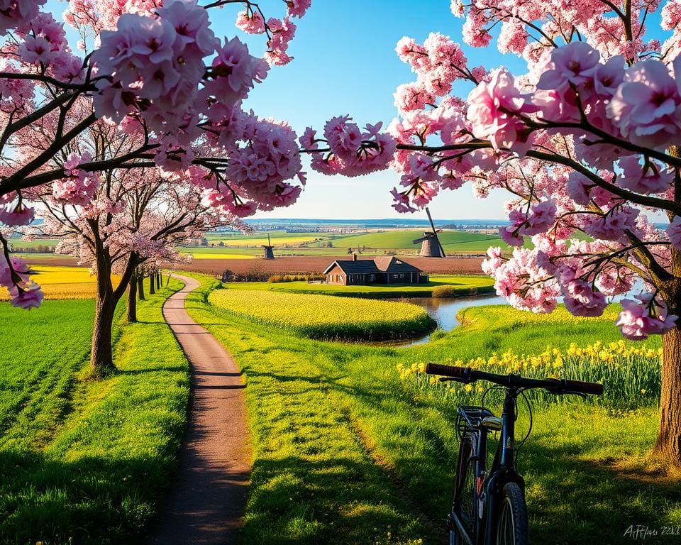 Waarom is fietsen door de Betuwe zo mooi in het voorjaar?